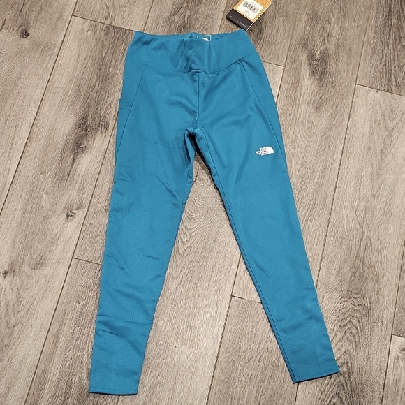 The North Face Kids' Teal Leggings - Picture 1 of 3